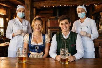 Die Pharmariesen nutzen jedes Mittel. Impfen auf dem Okroberfest
